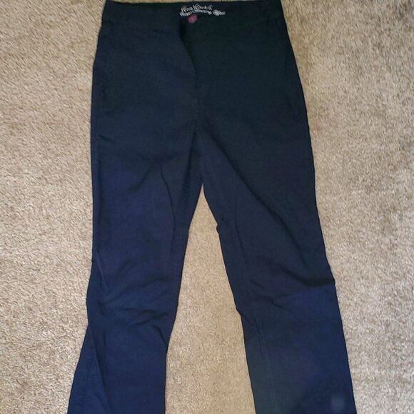 Super Stretchy Navy "All Around Slimming "pull on Jeans -L - Picture 2 of 5